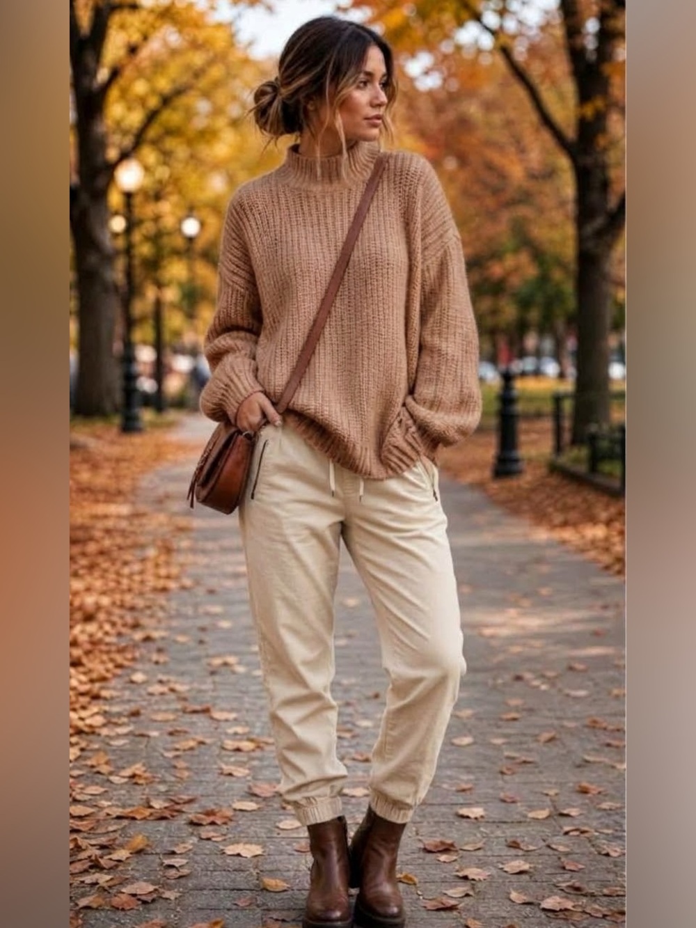 COTTON CITIZEN $225 • 29” waist / large • high-waisted utility joggers/sweatpant